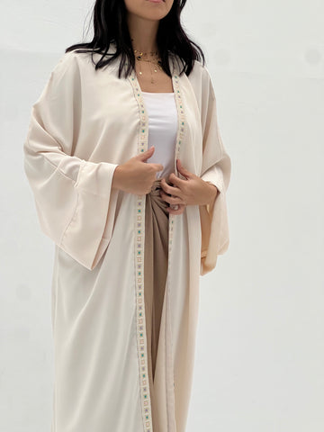 Layali Ivory Kaftan