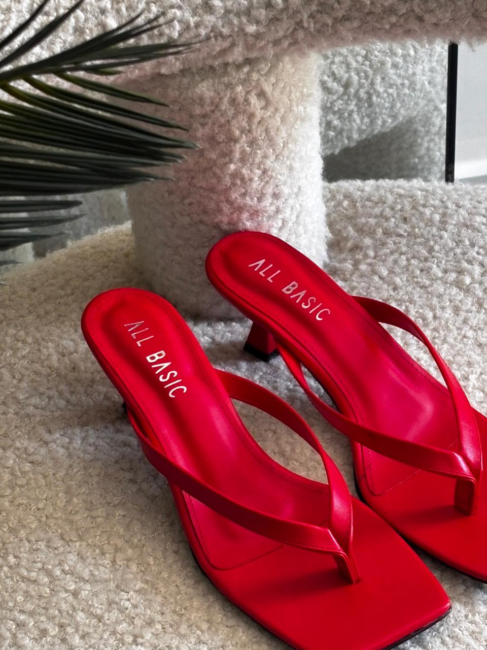 Red Sleek Heels 🔥