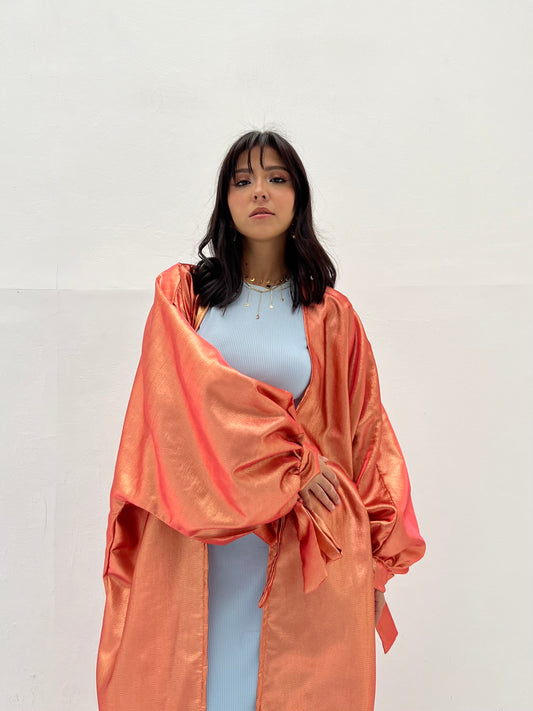 Marjaan Orange Kimono