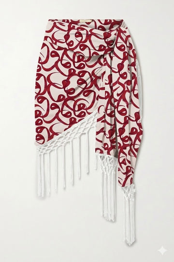 Sahara Bloom Satin Scarf